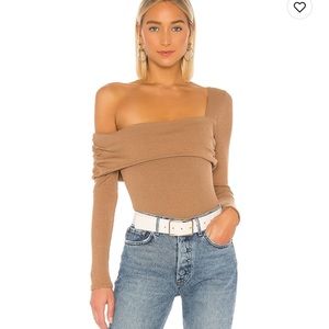 ❤️‍🔥FLORENCE BODYSUIT❤️‍🔥 Only worn twice! Super cute! Taupe color